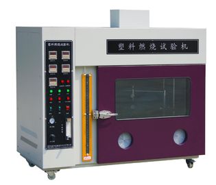 Máquina de testes horizontal da inflamabilidade do vertical do equipamento de testes dos materiais plásticos do UL 94