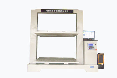Verificador preciso da compressão da caixa no equipamento de teste de papel com servo motor