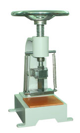 Cortador de borracha JIS da amostra/testes de borracha manual do UL/ASTM equipamento