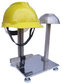 Equipamento de testes simples do capacete do estilo para a altura vestindo que mede o afastamento vertical