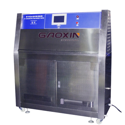 Verificador de aceleração ultravioleta do envelhecimento da câmara UV plástica industrial programável do teste de envelhecimento do controlador de temperatura